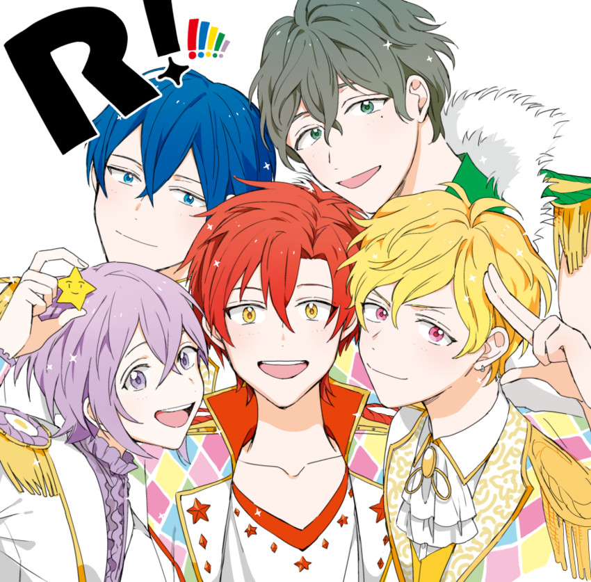 sawamura chizuru, sasaki junya, amamiya kanade, katagiri itsuki, and oikawa shin (dorifesu!) drawn by imai_yuumi