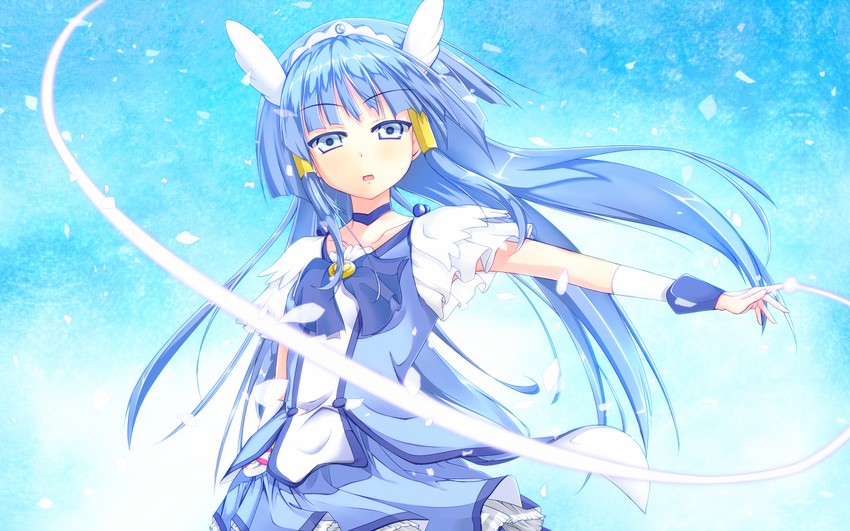 aoki reika and cure beauty (precure and 1 more) drawn by hajime_kazuhito