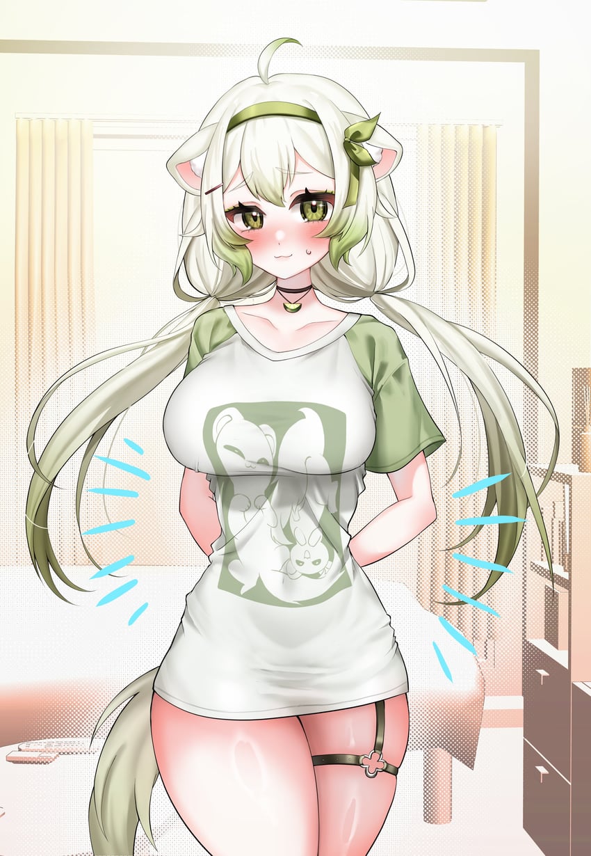laimu (indie virtual youtuber and 1 more) drawn by fushi_yohaku