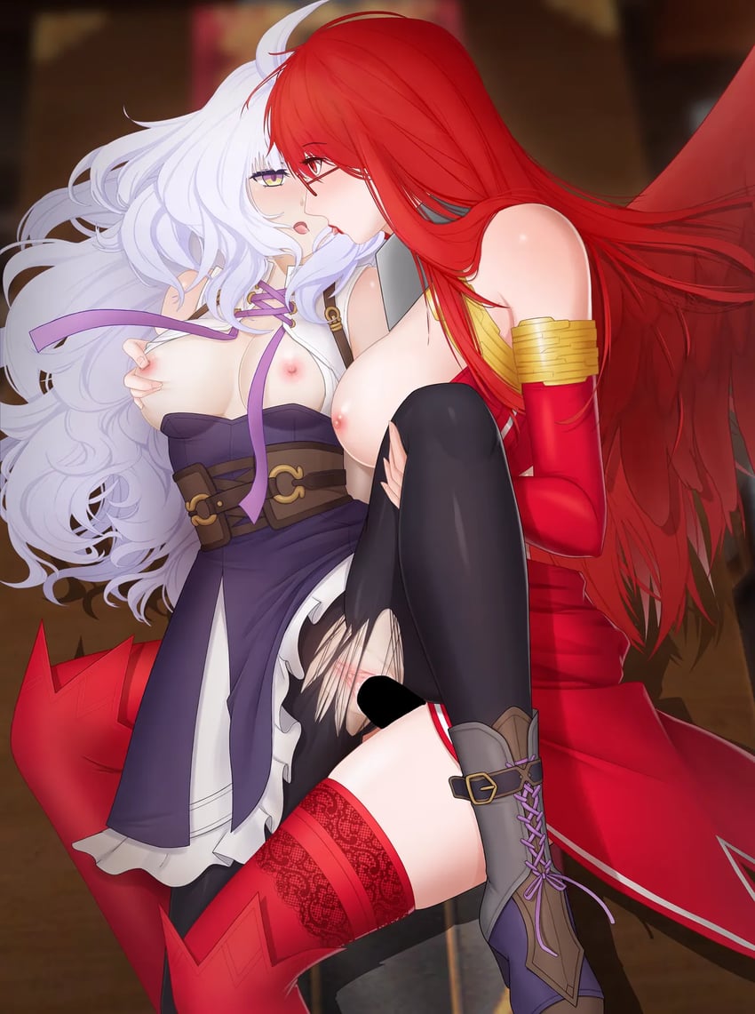 player character and rowan (mabinogi) drawn by user_efnx2478