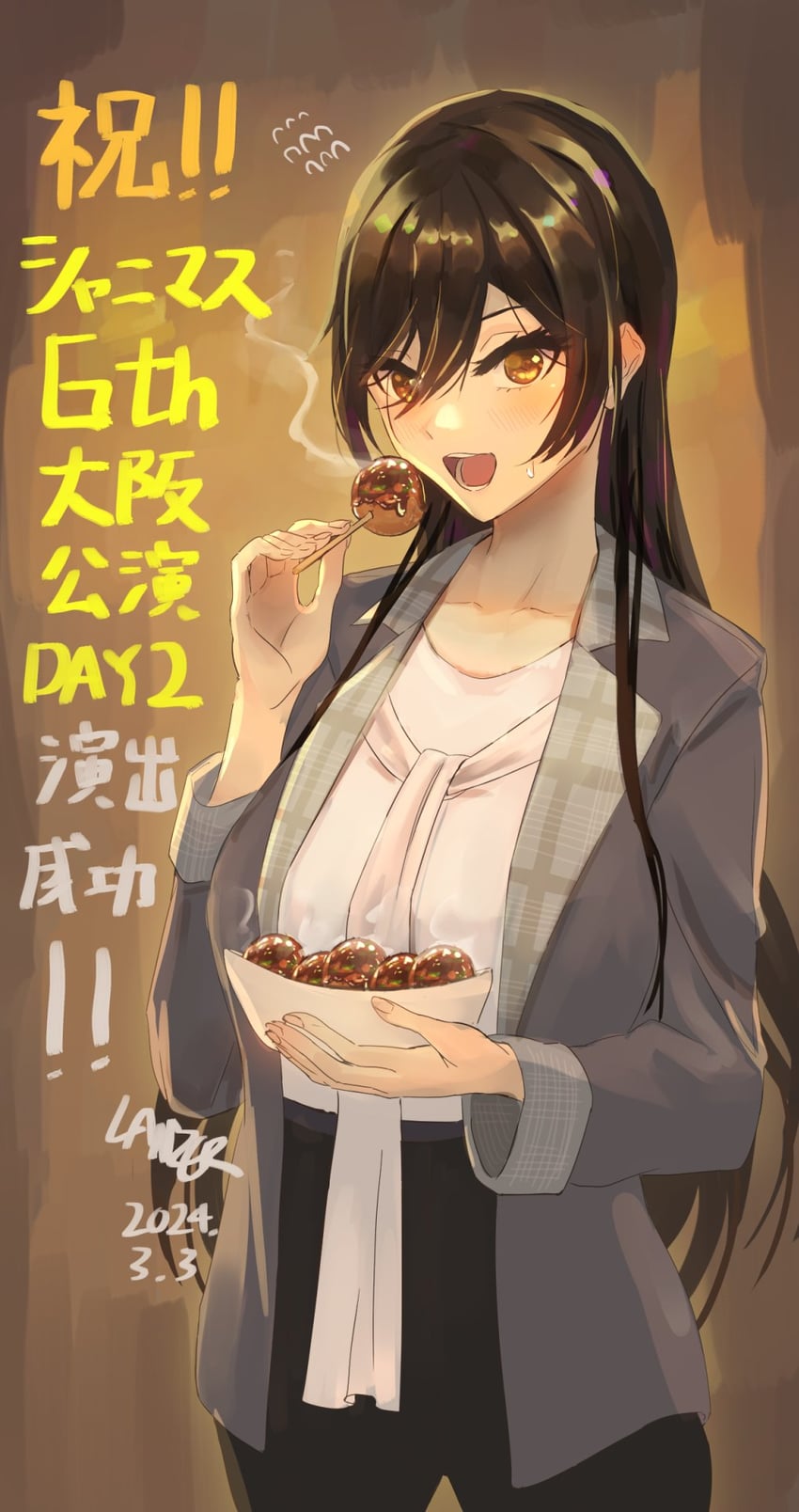 shirase sakuya (idolmaster and 1 more) drawn by lanzer