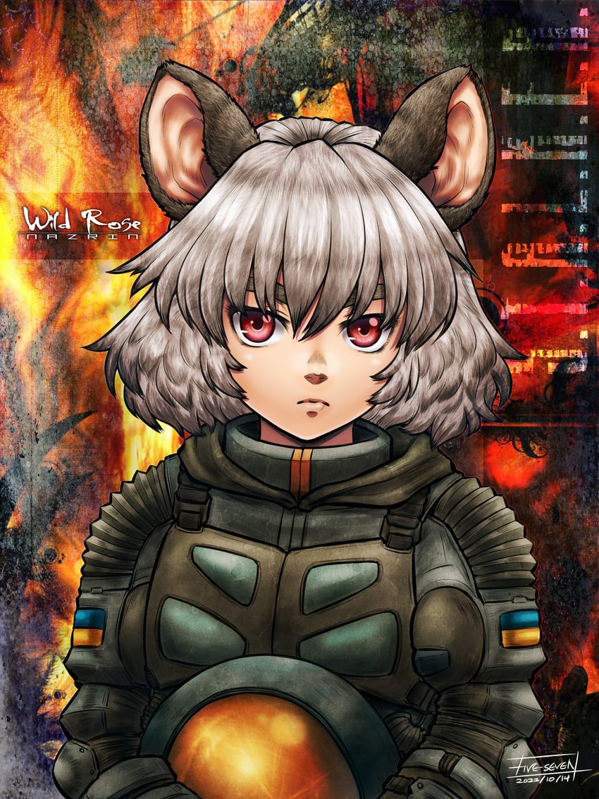 nazrin (touhou and 1 more) drawn by five-seven_(0verlimits)
