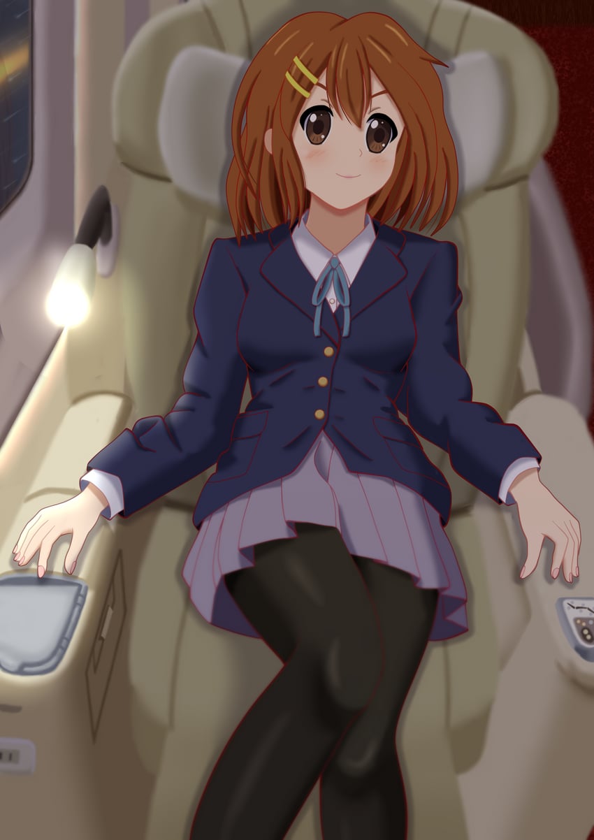 hirasawa yui (k-on!) drawn by shuraku