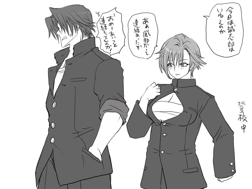 igarashi kyou and hasumi souji (seitenkango. shinyuu to) drawn by eroe