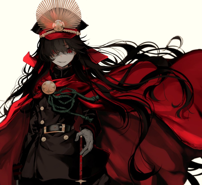 oda nobunaga (fate and 2 more) drawn by narue