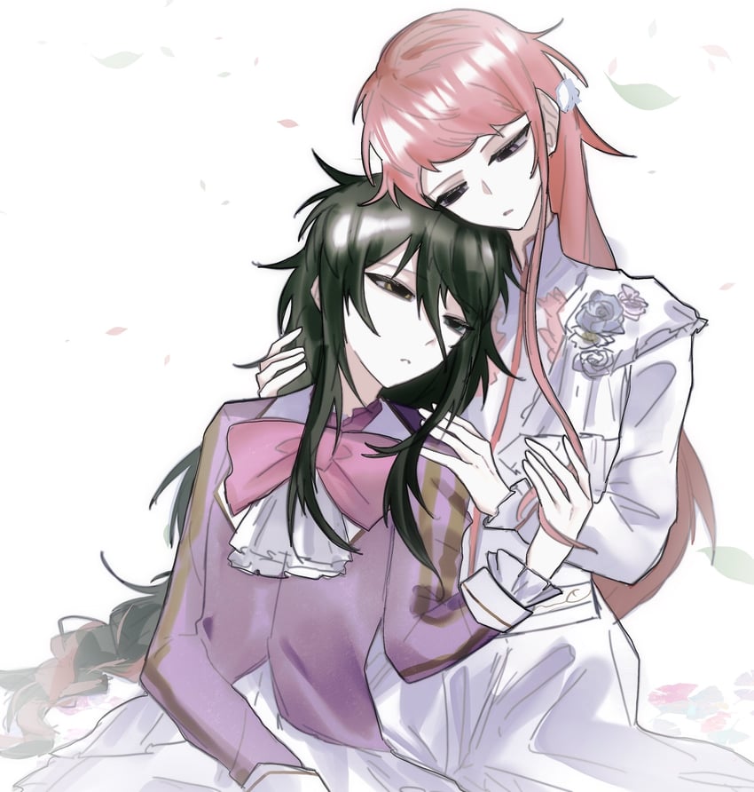 kagehira mika and itsuki shu (ensemble stars!) drawn by kumiti_tea