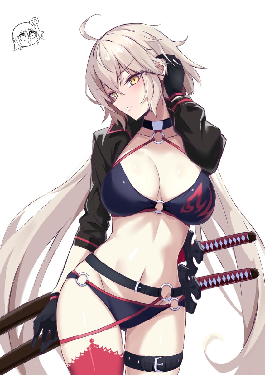 jeanne d'arc alter (fate and 1 more) drawn by kobayashi_macchan