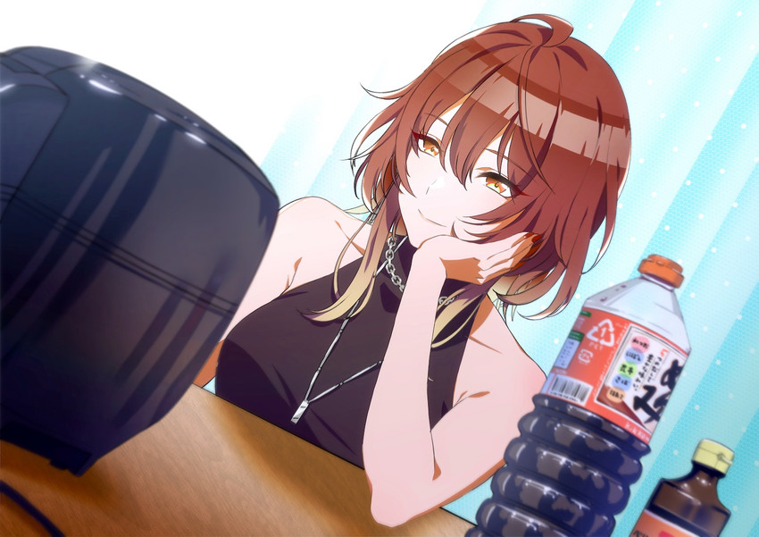 aketa mikoto (idolmaster and 1 more) drawn by circulatormai
