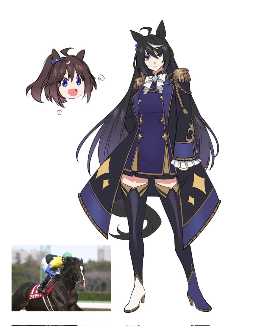deep impact and black tide (original and 1 more) drawn by fukuro_(maruaru00)