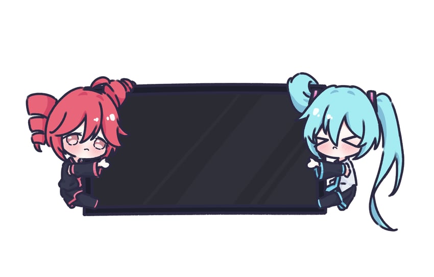 hatsune miku and kasane teto (vocaloid and 1 more) drawn by cott_(cott_5)
