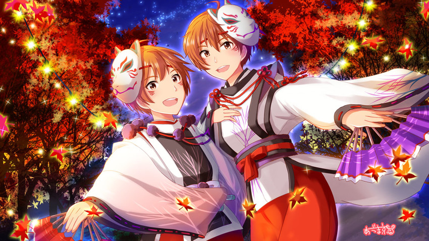 aoi yusuke and aoi kyosuke (idolmaster and 1 more) drawn by azuma_kei