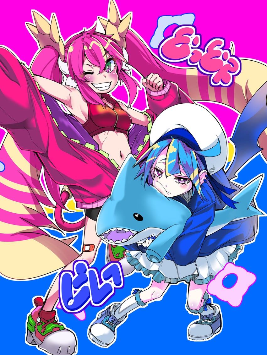 lil-la, ki-sikil, live twin lil-la, and live twin ki-sikil (yu-gi-oh!) drawn by aoi_takeru