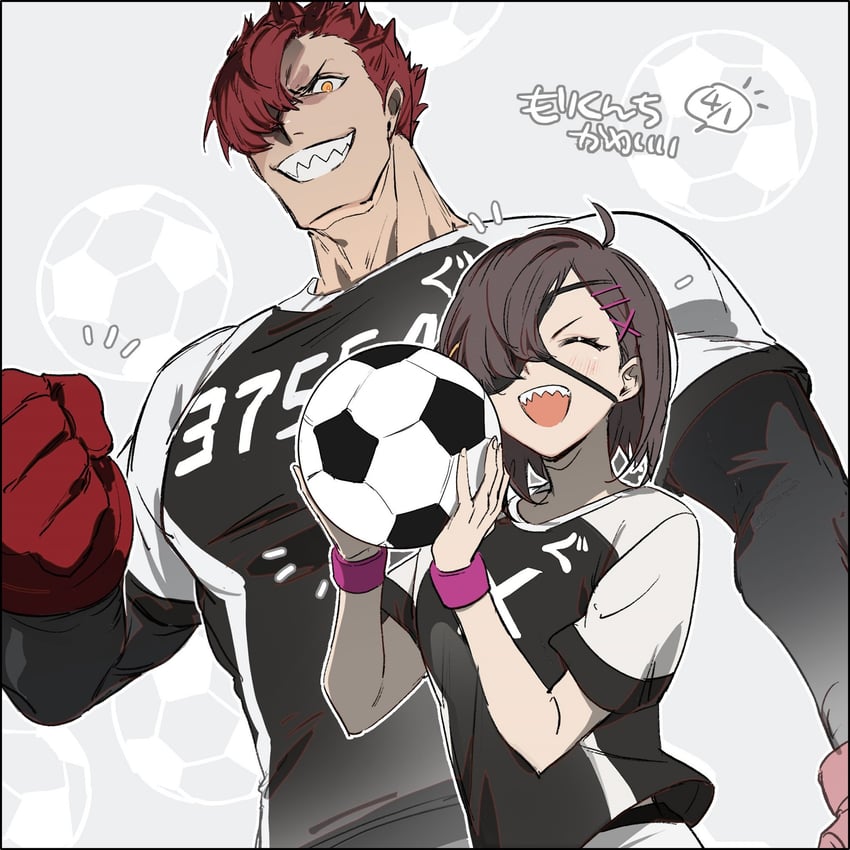 mori nagayoshi and mysterious ranmaru x (fate and 2 more) drawn by no-kan