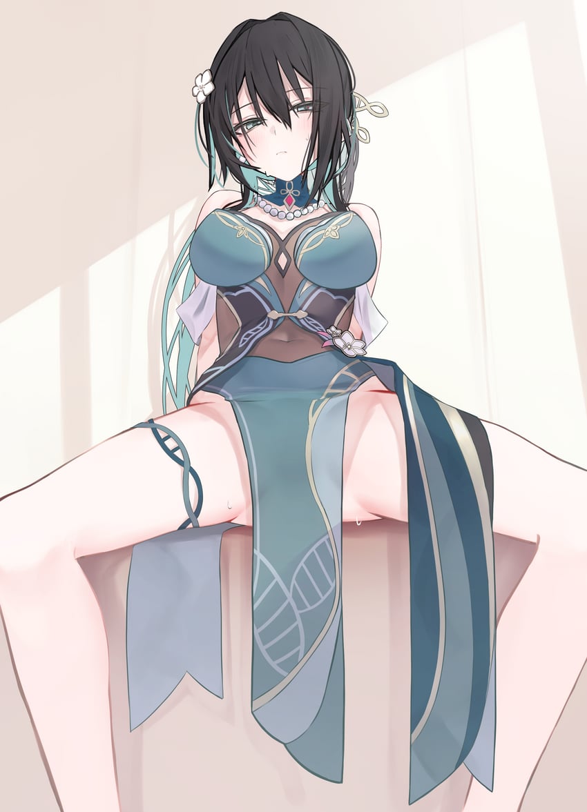 ruan mei (honkai and 1 more) drawn by sajin_(user_pvrm4582)
