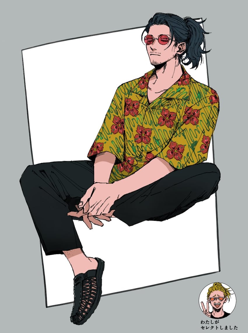 aizawa shota and present mic (boku no hero academia) drawn by rnuyvm