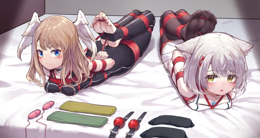 mio and eunie (xenoblade chronicles and 1 more) drawn by xiongmao