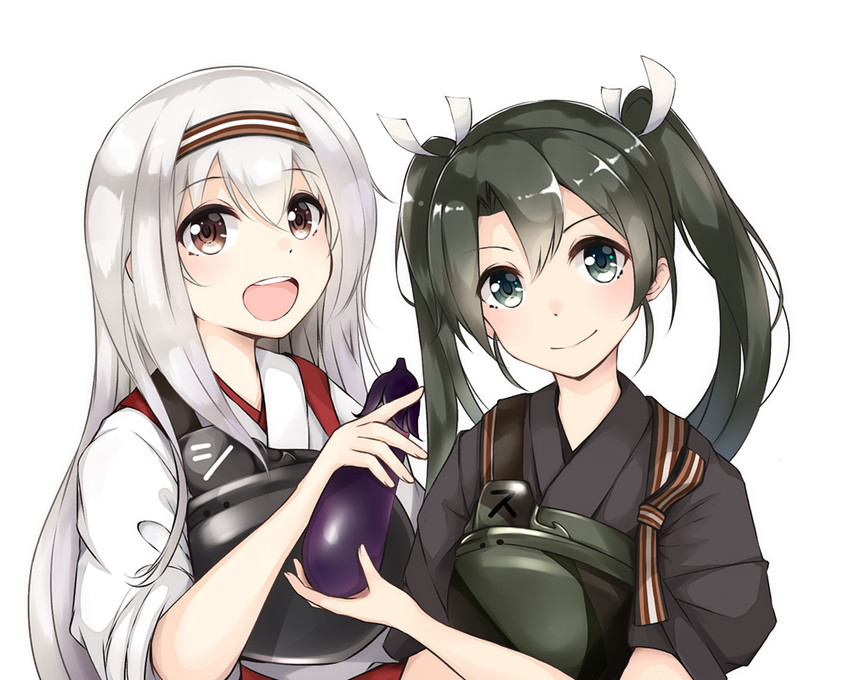 zuikaku, shoukaku, zuikaku kai ni, and shoukaku kai ni (kantai collection) drawn by colis_(regunm772)