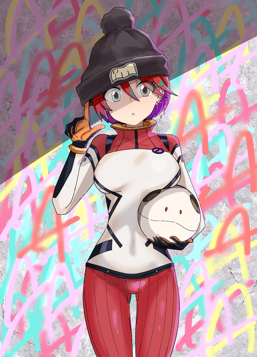 amate yuzuriha and haro (gundam and 1 more) drawn by chihiro4010