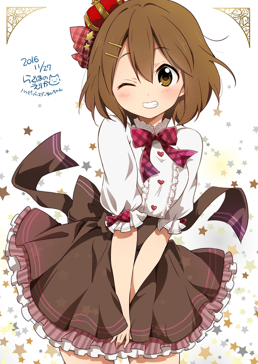 hirasawa yui (k-on!) drawn by ragho_no_erika