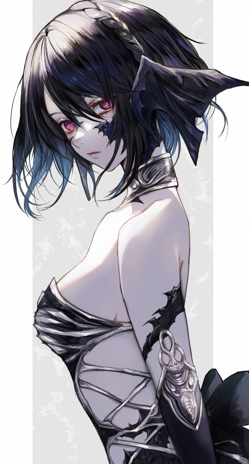 warrior of light, omega, and omega-f (final fantasy and 1 more) drawn by maho_moco