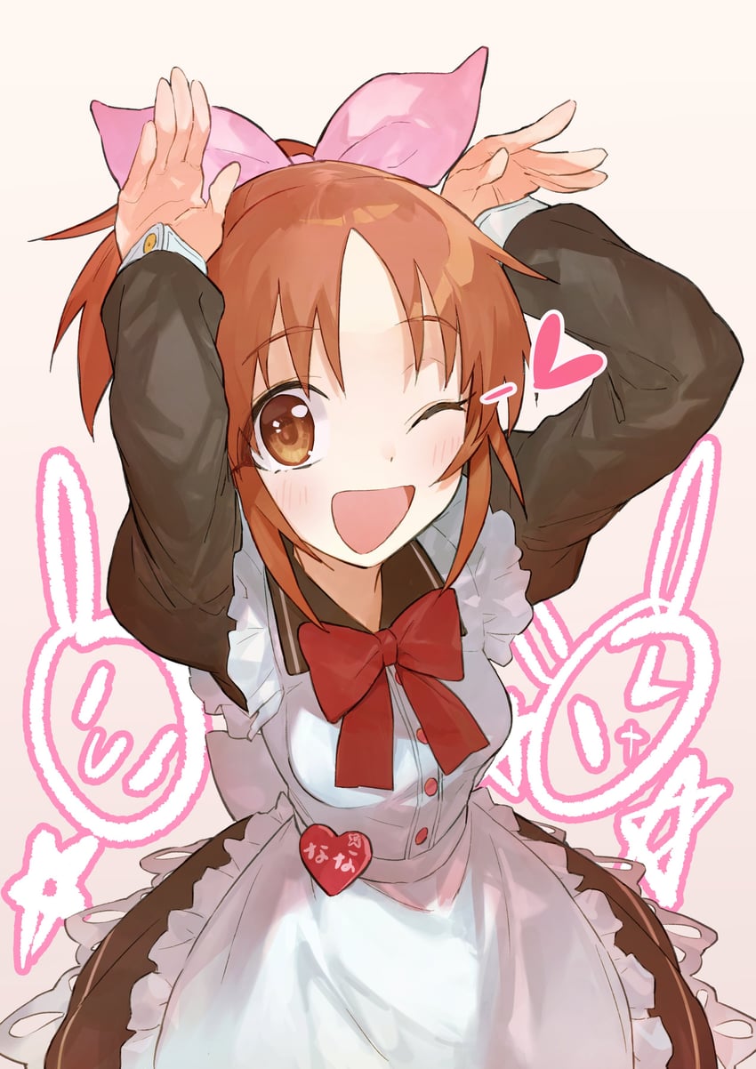 abe nana (idolmaster and 2 more) drawn by perorin