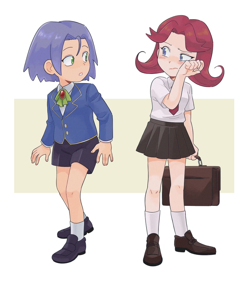 jessie and james (pokemon and 1 more) drawn by kiana_mai