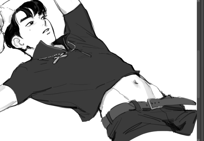 zhang hao (real life and 1 more) drawn by haotmeal