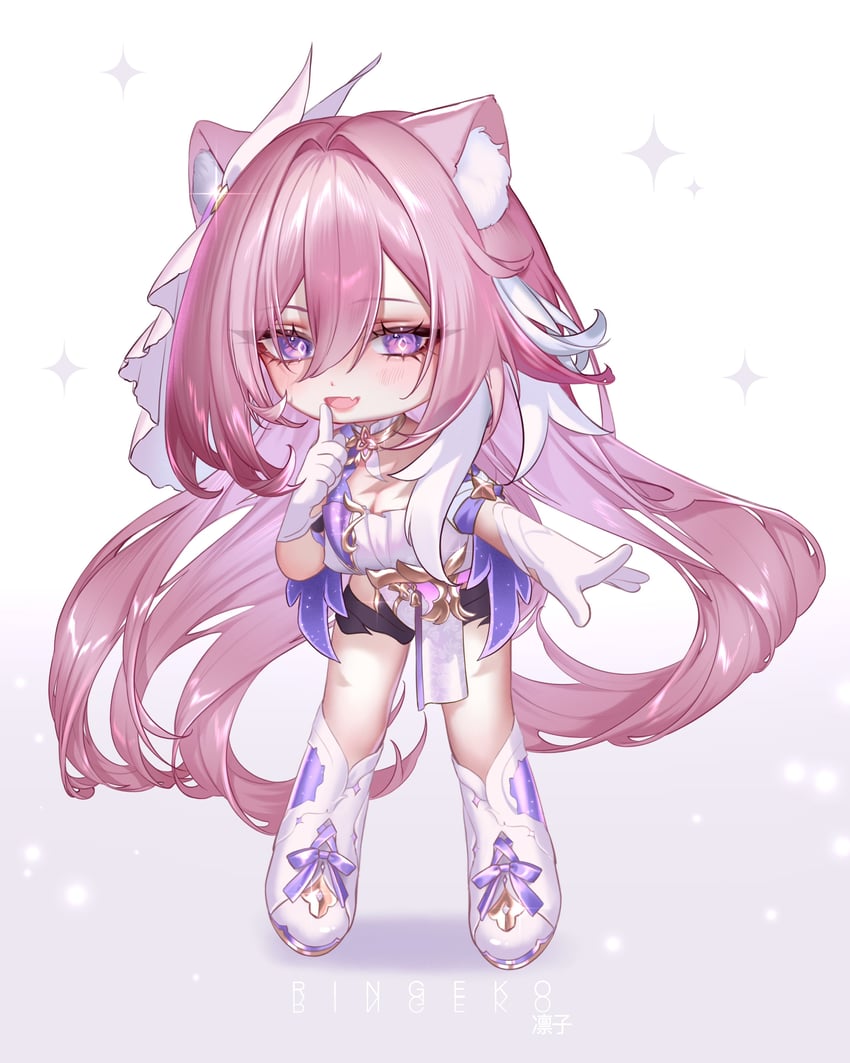 elysia (honkai and 1 more) drawn by ringeko-chan