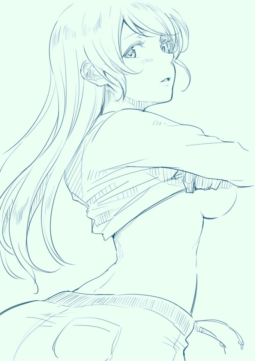 ayase eli (love live! and 1 more) drawn by yukiiti