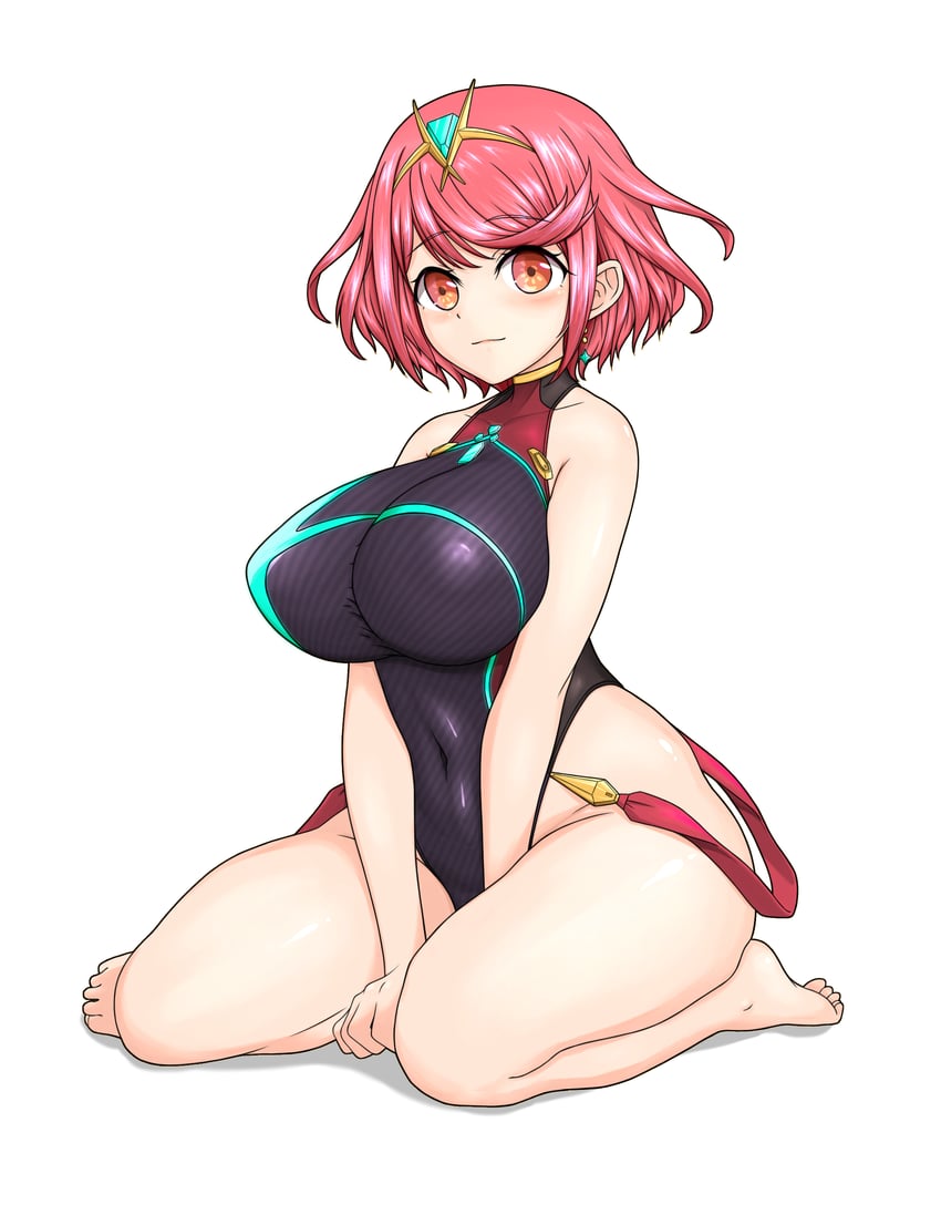 pyra (xenoblade chronicles and 1 more) drawn by feichu_keju