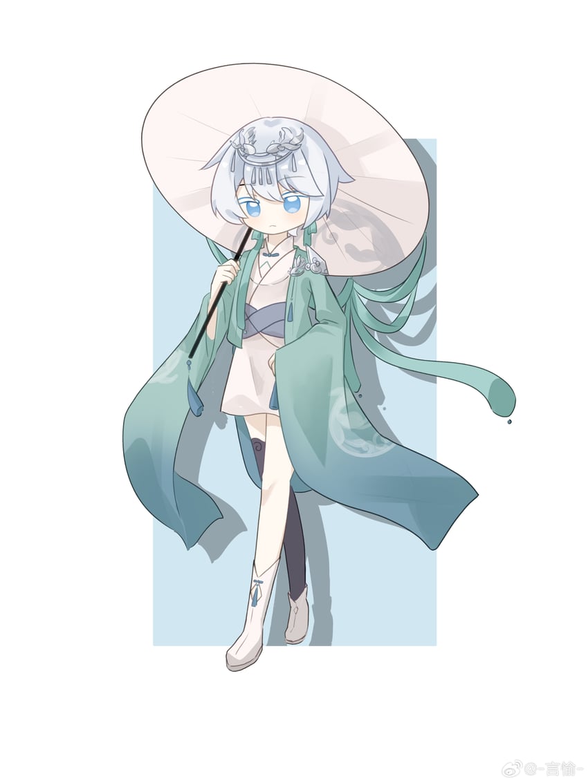 yanhe (vocaloid and 1 more) drawn by yan_yu_(weibo_6572773329)