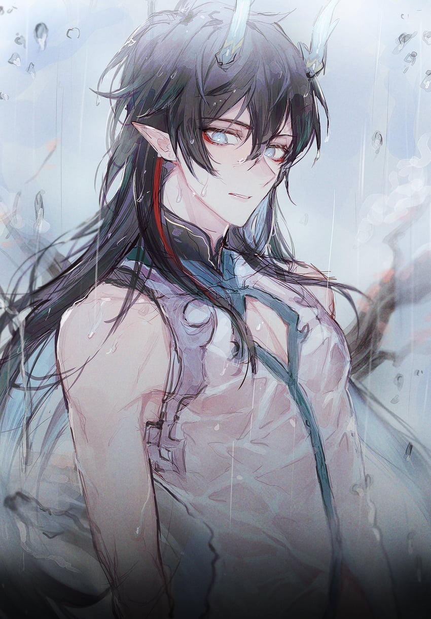 dan heng (honkai and 1 more) drawn by erichidayo
