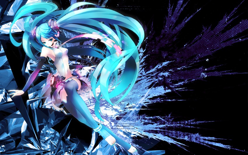 hatsune miku (vocaloid) drawn by hiiragi_ryou and plastick