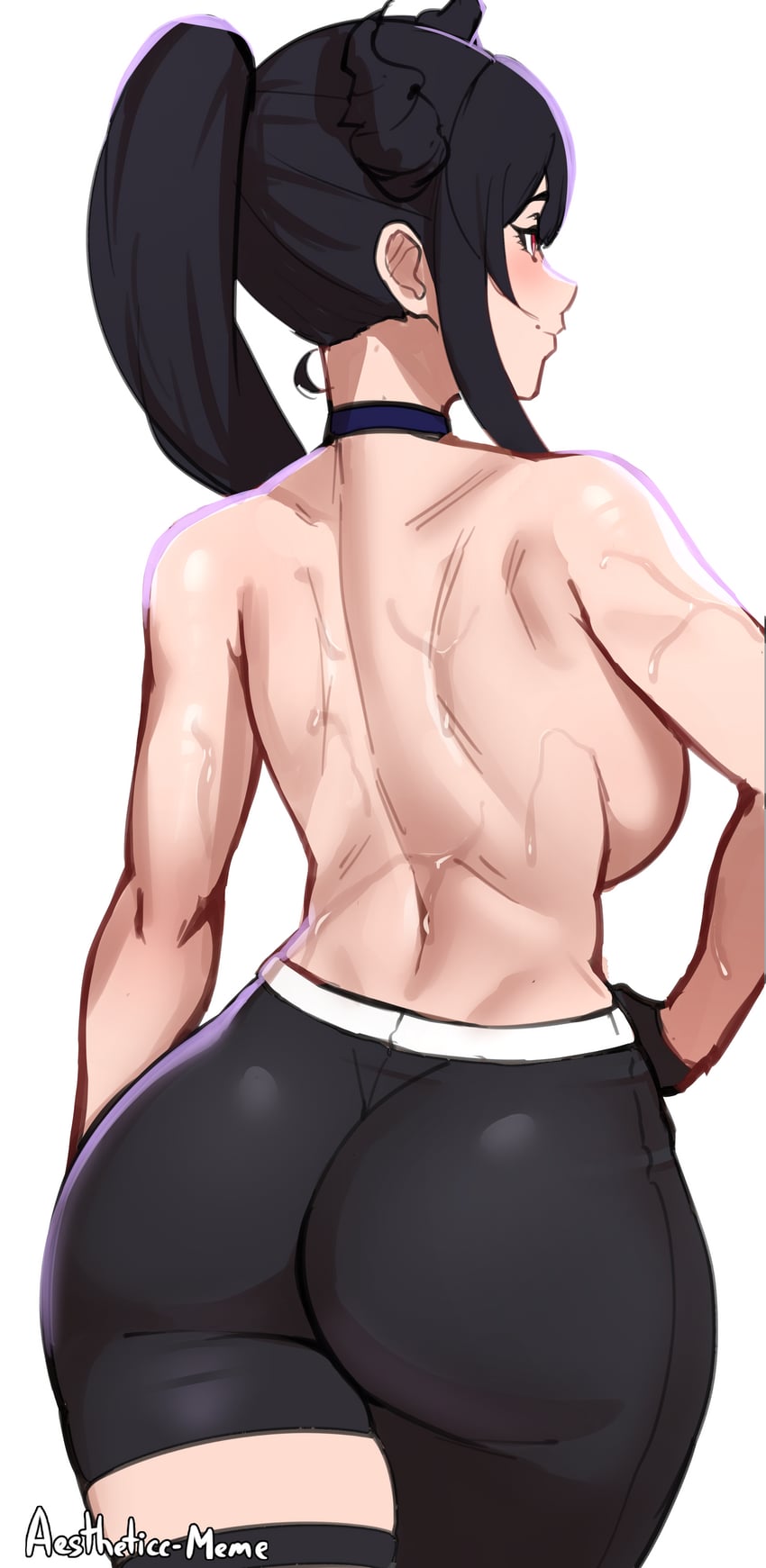 nerissa ravencroft (hololive and 1 more) drawn by aestheticc-meme