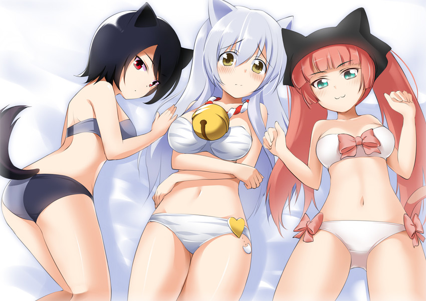 kokkuri-san, inugami, and tama (gugure! kokkuri-san) drawn by mocchisake