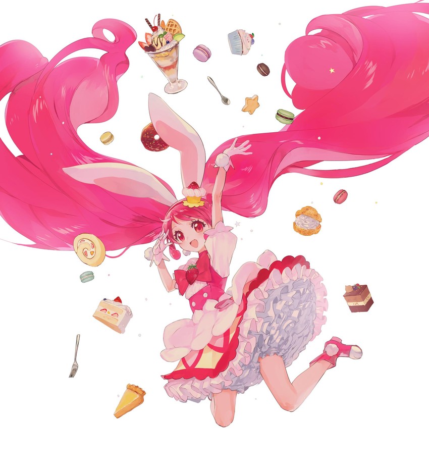 usami ichika and cure whip (precure and 1 more) drawn by yukiumisaka
