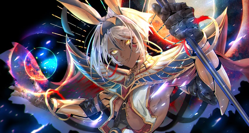 nitocris and nitocris alter (fate and 1 more) drawn by lailu