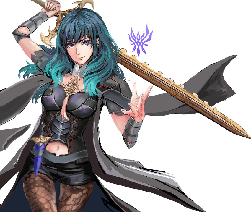 female byleth (fire emblem and 2 more) drawn by kyel_hyde