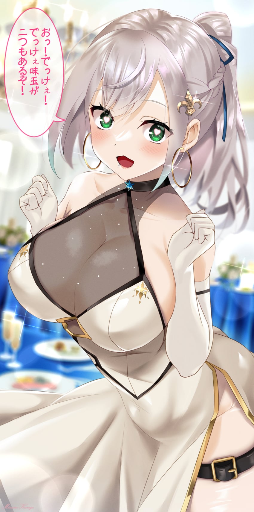 shirogane noel (hololive) drawn by mizuno_kurage