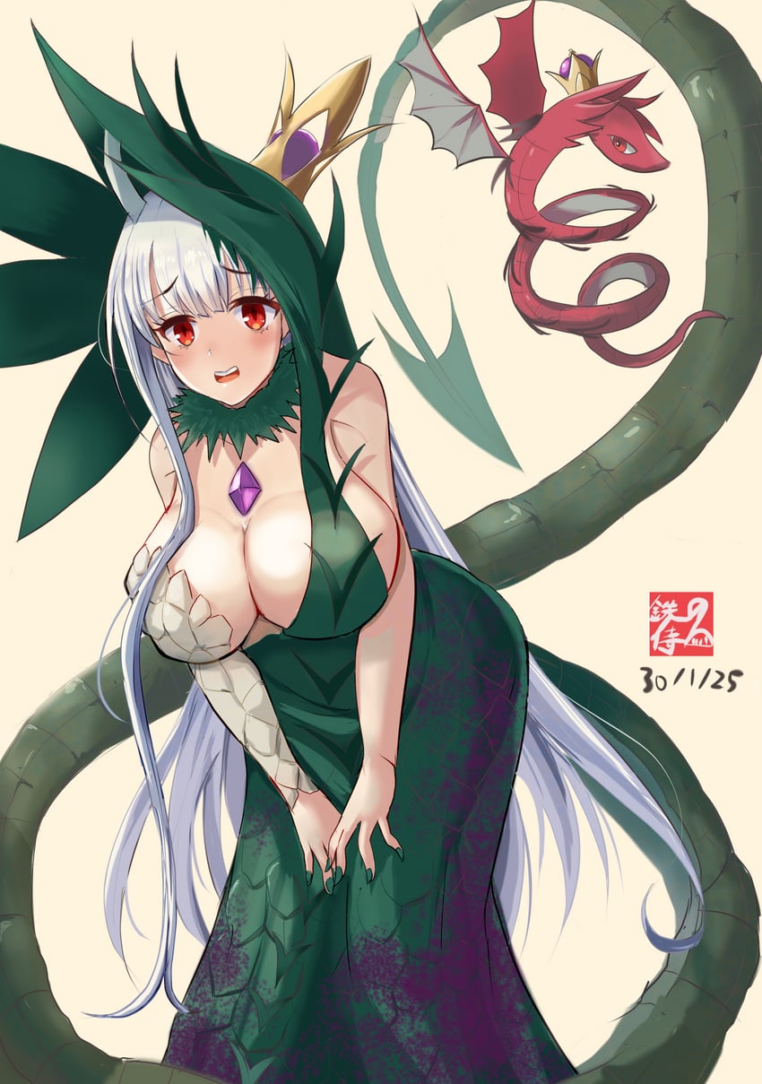 biscione and chibine (fate and 1 more) drawn by tetsu_no_samurai