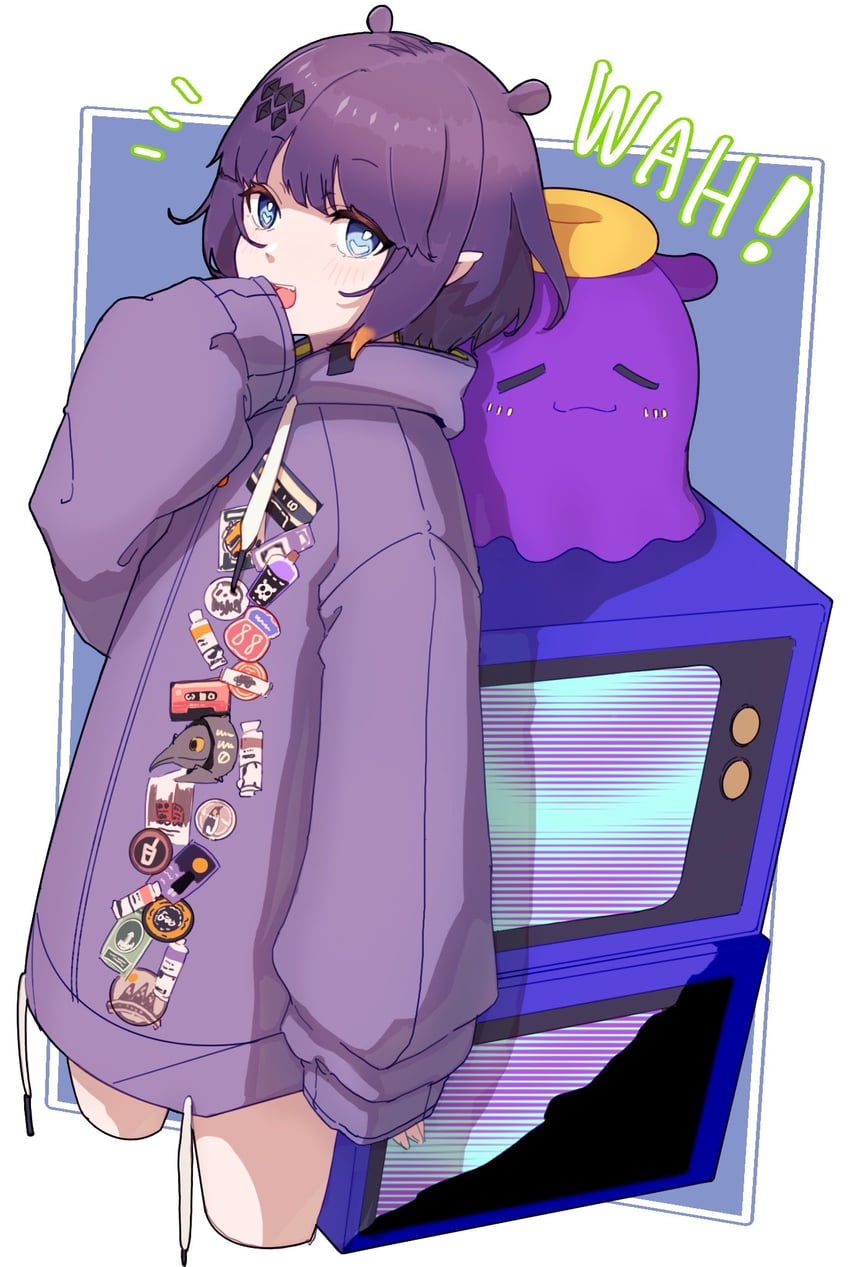 ninomae ina'nis and takodachi (hololive and 1 more) drawn by naekam