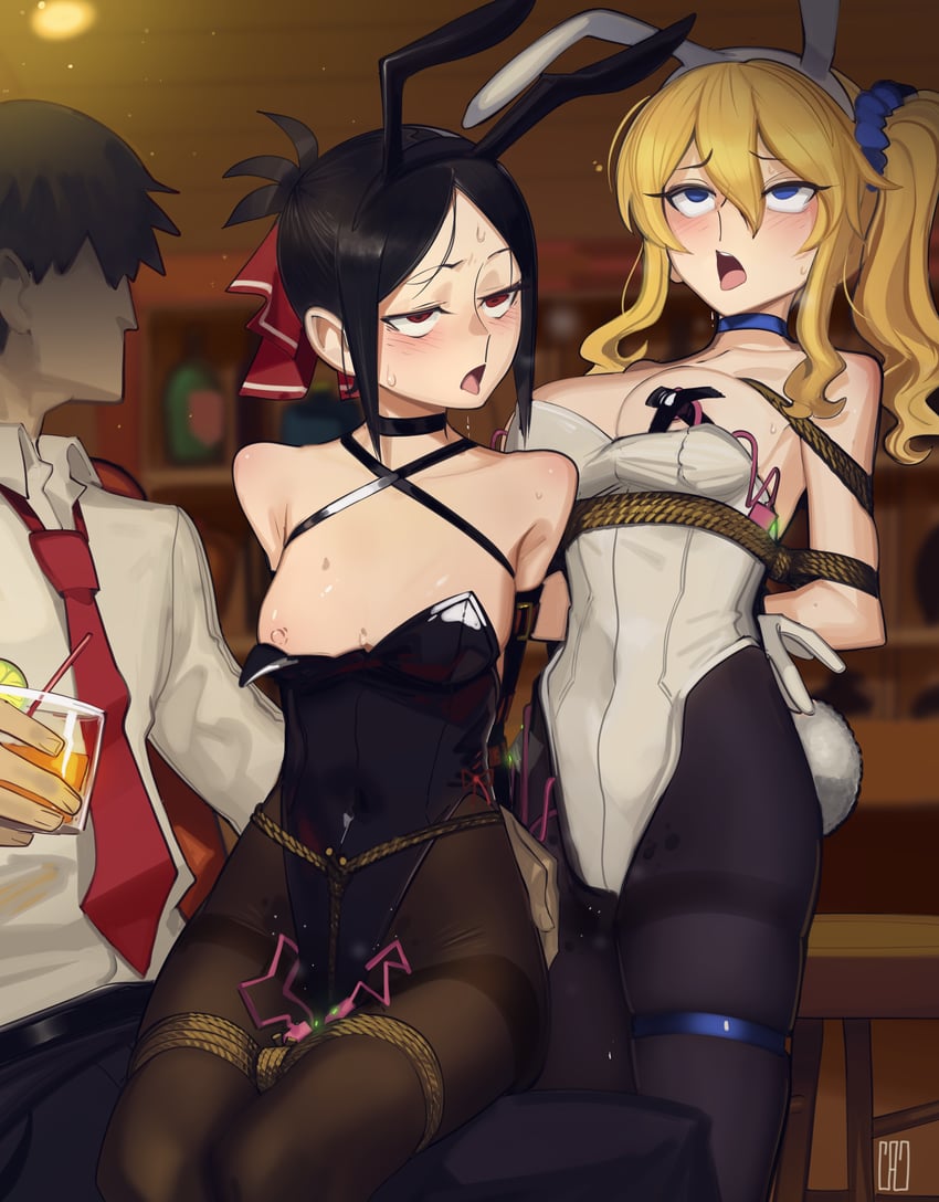 shinomiya kaguya and hayasaka ai (kaguya-sama wa kokurasetai ~tensai-tachi no renai zunousen~) drawn by cad_(caddo)