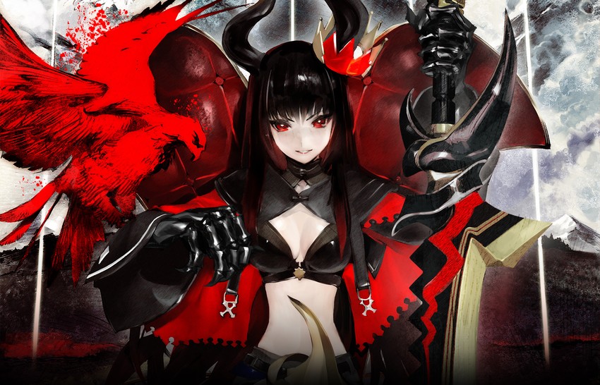 black gold saw (black rock shooter and 1 more) drawn by taiki_(luster)