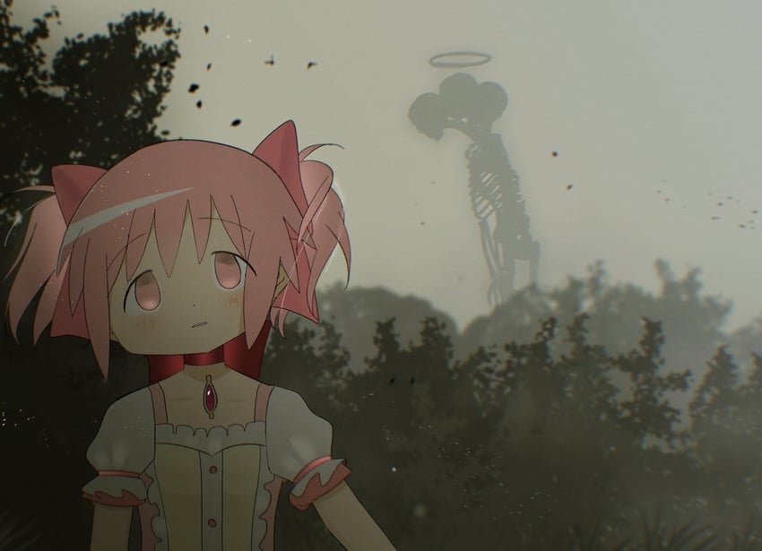 kaname madoka (mahou shoujo madoka magica) drawn by x_x_dame