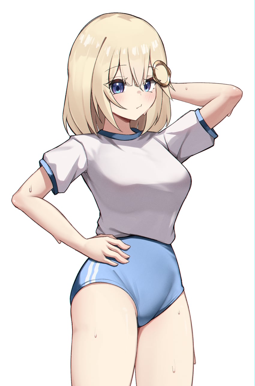 watson amelia (hololive and 1 more) drawn by skaarl_(artist)