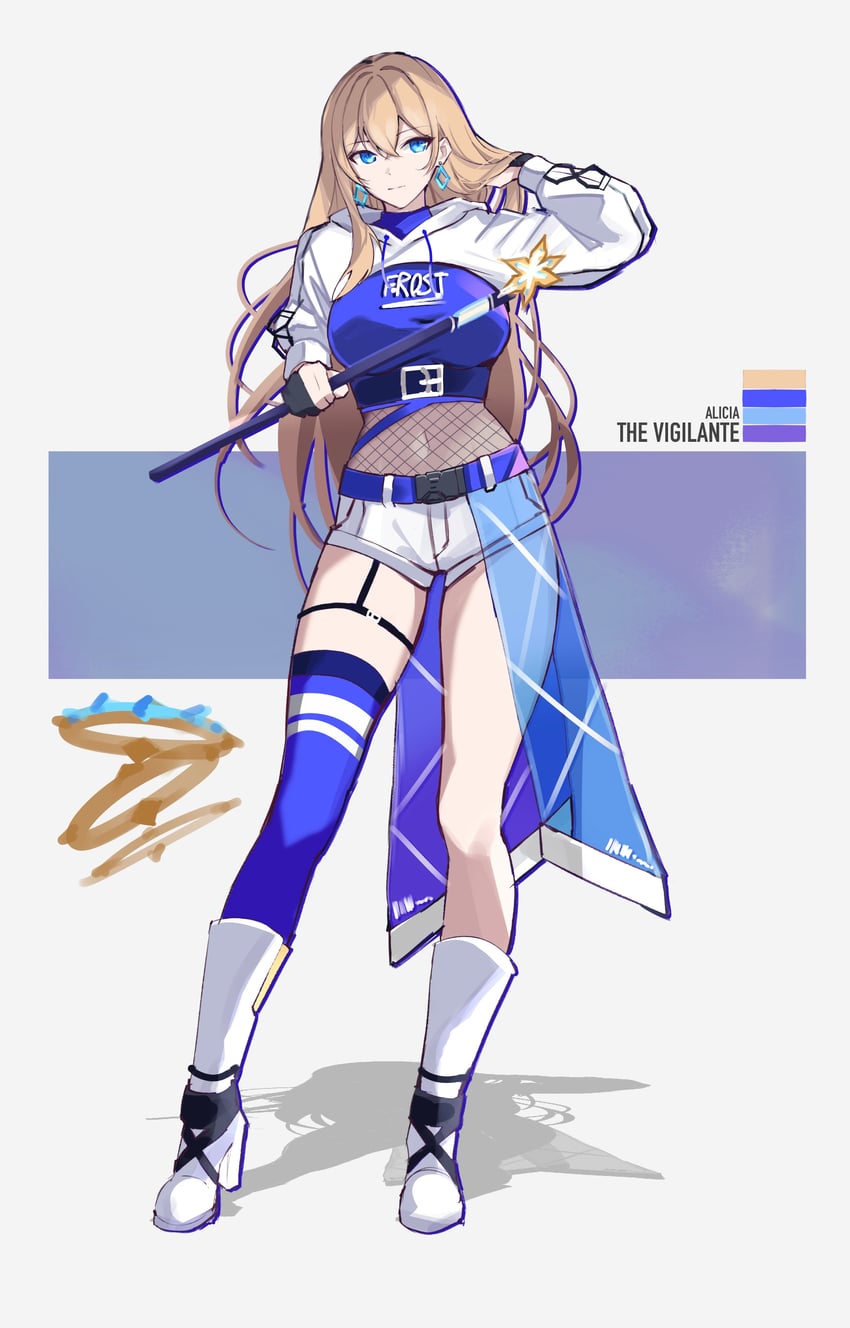 alicia blanche (solo leveling and 1 more) drawn by sparks_summer