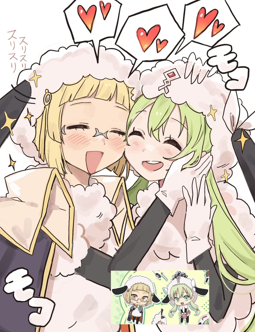 frey, mokomoko, and arthur (rune factory and 1 more) drawn by rrkm_13o