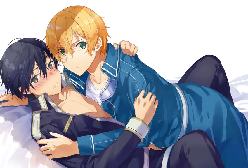 kirito and eugeo (sword art online) drawn by ogura_ari