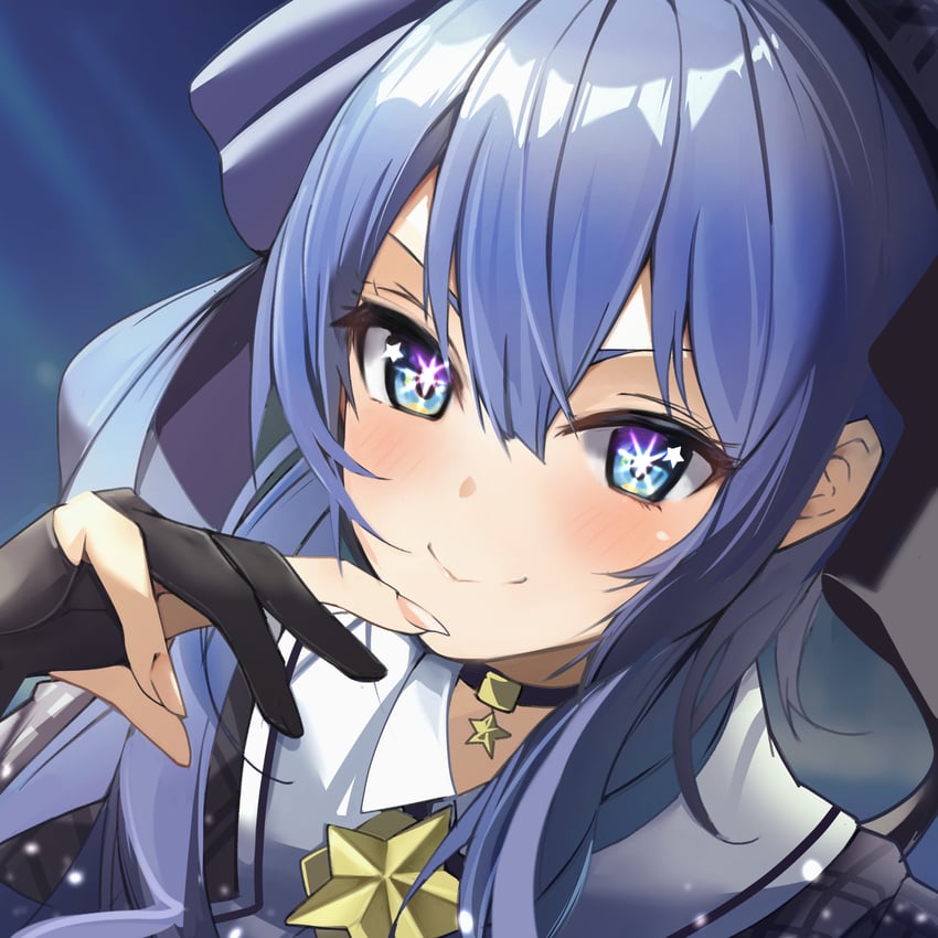 hoshimachi suisei (hololive and 1 more) drawn by natsuki_(muravito)