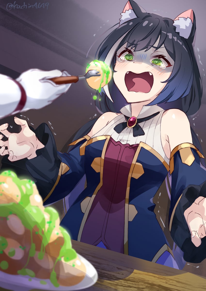 karyl and pecorine (princess connect!) drawn by kachin